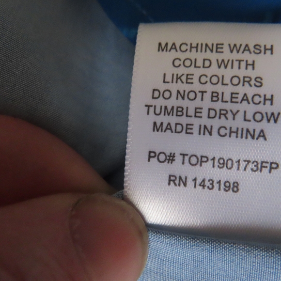 Chubbies XL blue seahorses all over print polo - Picture 6 of 6